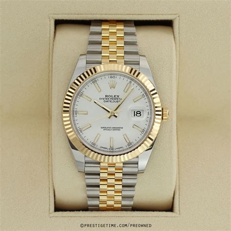 2019 rolex datejust white gold|pre owned rolex 41mm datejust.